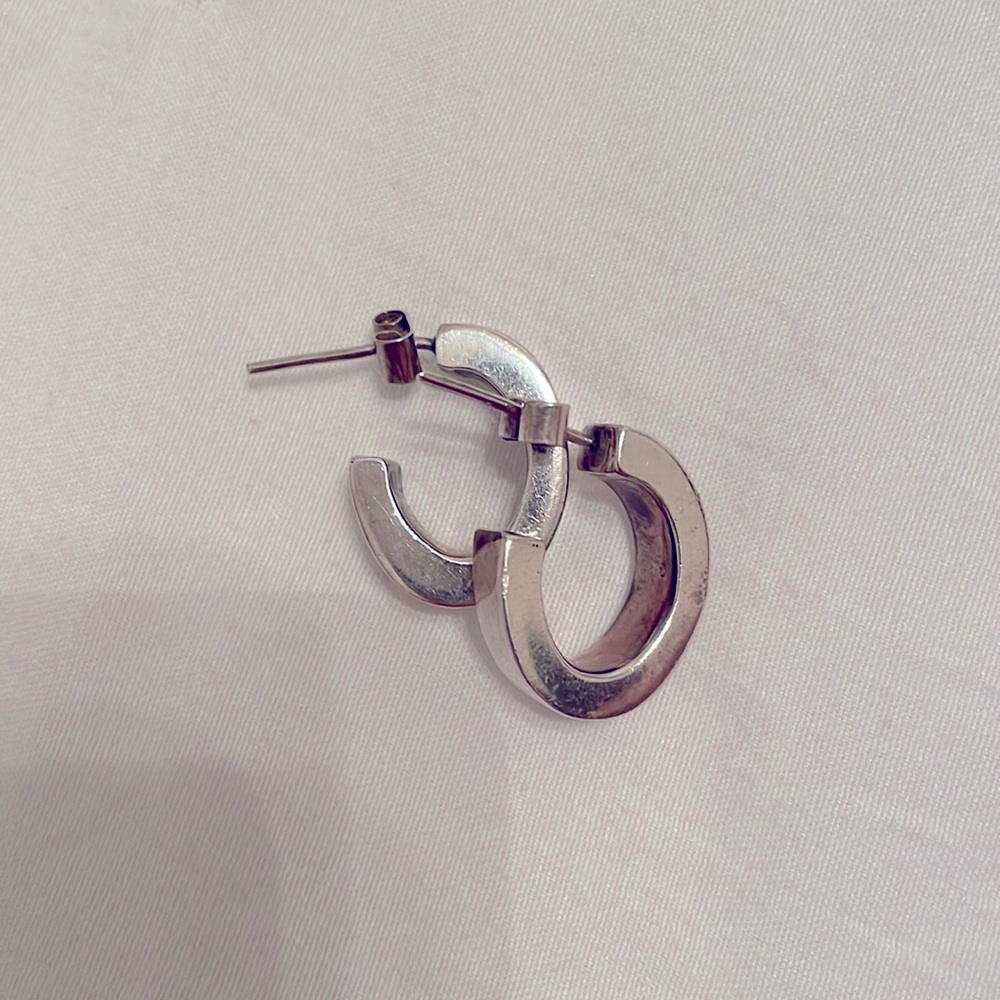 950 stamped Peruvian silver earrings